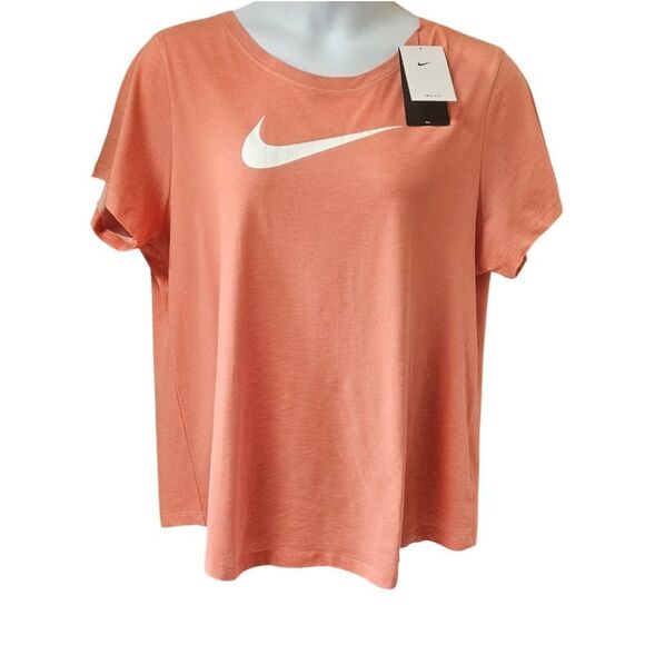 NIKE TRAINGING Plus Size Logo Print Short Sleeve Tee 1X With Dri-Fit - Picture 2 of 12